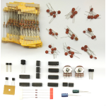 Kit di componenti elettronici, luminosità LED controllabile Circuito  stampato Resistore Condensatore Diodo Modulo Assortimento completo di  componenti